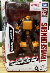 NETFLIX TRANSFORMERS WAR FOR CYBERTRON TRILOGY PERSONAGGIO DELUXE AUTOBOT BUMBLEBEE - Foto 1 di 7