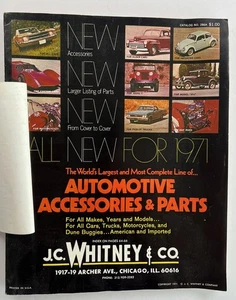 J.C. WHITNEY & CO. 1971 AUTO PARTS & ACCESSORIES CATALOG TRUCKS MOTORCYCLE - Picture 1 of 5