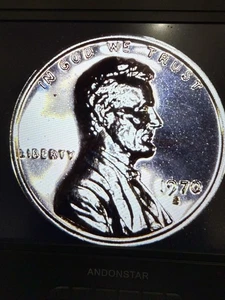 1970 S PP Lincoln Memorial Penny - Bild 1 von 2