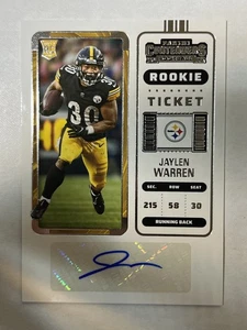 2022 Contenders Jaylen Warren Auto RC - Picture 1 of 2