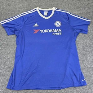 Chelsea International Soccer Club Adidas Jersey Mens XXL Blue Short Sleeve - Picture 1 of 5