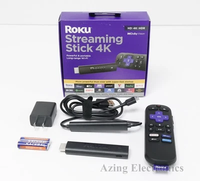 Roku Streaming Stick 4K 3820R2/3820X2 4K Streaming Device with Voice Remote - Image 1 of 4