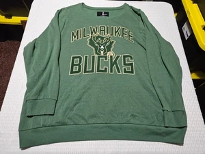 NBA Milwaukee Bucks Cozy Fleece Herren Gr. 4XL Rundhals Sweatshirt - Bild 1 von 7