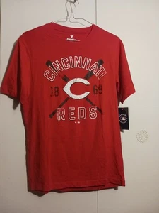 Fanatics Cincinnati Reds Short Sleeve Red Tshirt Men’s M Baseball Sports Team - Picture 1 of 6