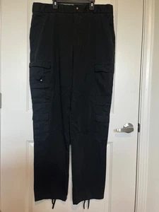 Vtg Official EMT Trouser Cargo Pants XL Long Tactical WorkWear Uniform Adj Waist - Picture 1 of 7