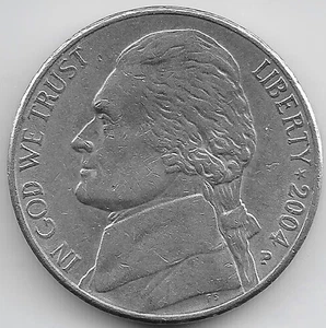2004 Jefferson Nickel Collectible Coin Error D/P Mint Mark Strange Discovery? - Picture 1 of 3