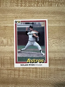 Donruss MLB Baseball 260 1981 Nolan Ryan Houston Astros - Foto 1 di 2