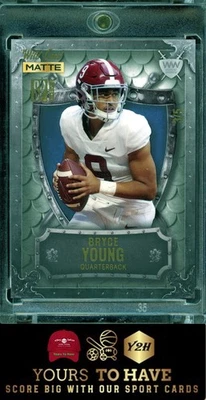 Bryce Young RC 2022 Wild Card Matte Weekend Warrior 3/5 Alabama Panthers - Image 1 of 2