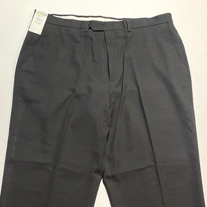Claiborne Dress pants 42 x 32 Plain front charcoal gray NWT - Picture 1 of 9