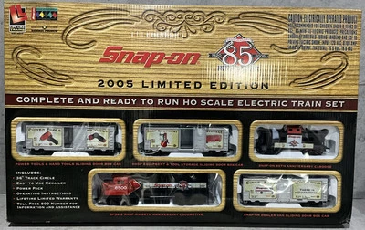 Life-Like HO Scale Snap-On Tools 85th Anniversary Train Set 2005 SEALED - Image 1 of 4