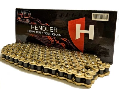 Suzuki GSF 600 S K1,K2,K3,K4 Bandit 00-04 Gold X-Ring Heavy Duty Drive Chain - Image 1 of 4