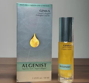 Algenist Genius Liquid Collagen 1 fl. oz. - Alguronic Acid + Vegan Collagen - Picture 1 of 6