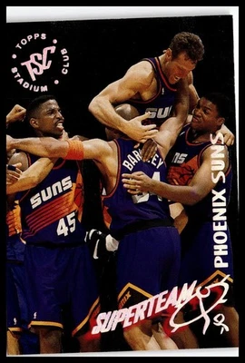 1994-95 Stadium Club #21 Phoenix Suns Super Teams somente membros - Imagem 1 de 2