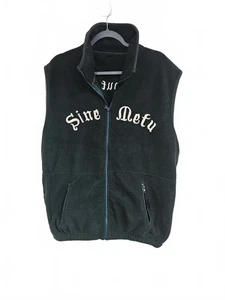Jameson Irish Whiskey ~ Gilet in pile verde da uomo ricamato senza paura ~ TG L - Foto 1 di 7