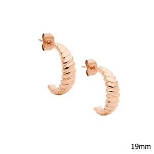 Ellani Hoop Earrings with Freshwater Pearls - Picture 1 of 8