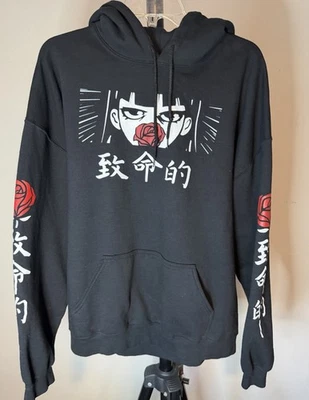 Толстовка с капюшоном Hot Topic Deadly Rose Black X-Large черная - Изображение 1 из 4