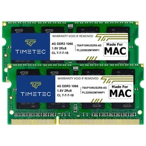 8GB KIT(2x4GB) Compatible for Apple DDR3 1067MHz / 1066MHz PC3-8500 for Mac B... - Picture 1 of 9