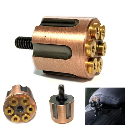 Copper Billet Aluminum Rear Fender Seat Bolt Fit for 1996-2023 Harley Davidson - Imagem 1 de 4