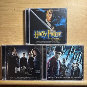 3 CD Harry Potter Lot: Half-Blood Prince, Phoenix, Chamber [Soundtrack] - Foto 1 di 3