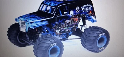 Losi 1/18 Mini LMT 4X4 Monster Truck escovado RTR, Son-Uva Digger LOS01026T2 - Imagem 1 de 4