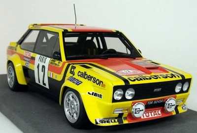 Top Marques 1/18 Scale - Fiat 131 Abarth 1980 Monte Carlo Rally Mouton Annie - Image 1 of 4