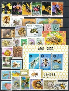 HONIGBIENEN - 90 VERSCHIEDENE (Honig) BIEN, MEIST VERWENDET IN FEINER QUALITÄT Hk626d - Bild 1 von 3
