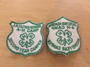 4 horas de colección, parche, campamento conmemorativo J.m.feltner, autocaravana de segundo año, década de 1960, nuevo de lote antiguo - Imagen 1 de 1