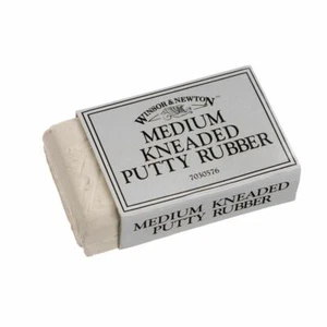 Winsor & Newton Medium Kneaded Putty Rubber Pencil Graphite Charcoal Eraser Art - Picture 1 of 1
