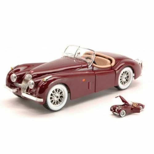 Jaguar XK 120 Roadster 1948 Amarant 1:24 Model 22018AM BBURAGO - Immagine 1 di 1