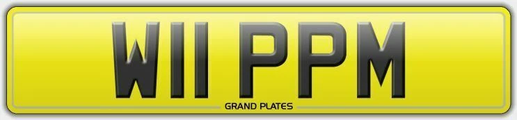 W11 PPM MATRÍCULA LÁTIGO M REGISTRO WHIPP M ASIGNADO WHIPPET GRATIS UK WHIPS  Foto 1 de 1