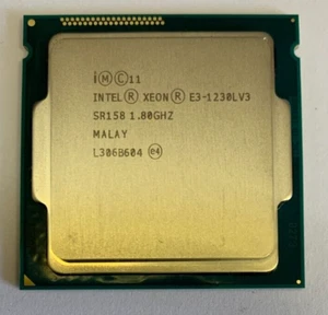 Intel Xeon E3-1230L V3 1.8GHz Quad Core LGA1150 SR158 25W CPU Processor - Picture 1 of 4