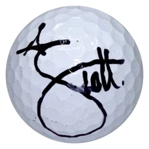 Adam Scott Autographed Masters Logo Golf Ball  - Picture 1 of 2