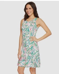 Tommy Bahama Dress Womens Size XS Lucky Bamboo Knit Flounce Dress Beachy NWT - Picture 1 of 10