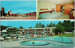 Postcard 1960s Bryants Motel & Mrs Bryants Kitchen Statesboro GA Multiview C2 - Picture 1 of 2