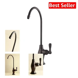 Ergonomically Designed Water Faucet in Oil Rubbed Bronze - 1 Handle Convenience - Picture 1 of 9