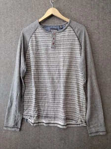 Camicia manica lunga uomo Premium Expression stile Henley taglia Large - Foto 1 di 10