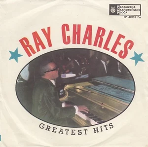 RAY CHARLES GEORGIA ON MY MIND /UNCHAIN UNIQUE LABEL '64 RECORD YUGOSLAVIA 7" PS - Picture 1 of 4