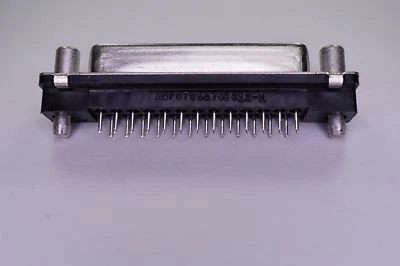 748612-1 Tyco D-Sub Connector 25 Pos Female 2.76mm Straight Through Hole NOS - Image 1 of 2