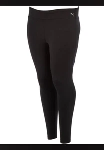 PUMA Black Branded Leggings Moisture Wicking Size XXXL - Picture 1 of 9