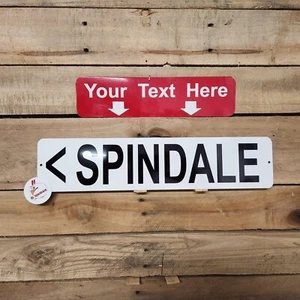 DIRECTIONAL STREET SIGN, Clean look, ANY NAME, custom sign, decor 4" x 18" - Picture 1 of 2