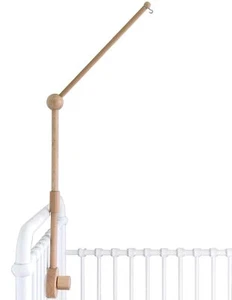 Arm Wooden Holder - Baby Mobile Hanger for Crib (31 inch, 100% Natural - Picture 1 of 8