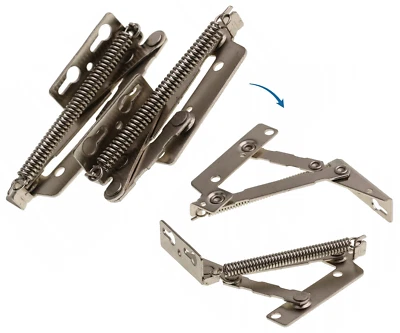 Klappenbeschlag Klappenscharnier 2Stk Klappenhalter Hochschwenkbeschlag Beschlag - Bild 1 von 4