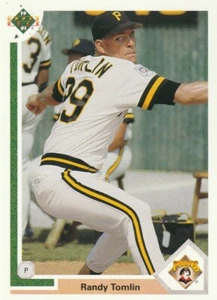 FREE SHIPPING-MINT-1991 Upper Deck Randy Tomlin #76F-PLUS PIRATES BONUS CARDS - Picture 1 of 1
