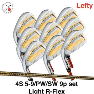HONMA Beres 09 Lefty Iron Set #5-11,AW,SW 9pc ARMRQ FX Light 4S 4Star R-Flex MTO - Picture 1 of 11
