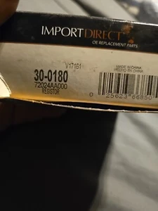 30-0180 Resistor Blower Motor  - Picture 1 of 1