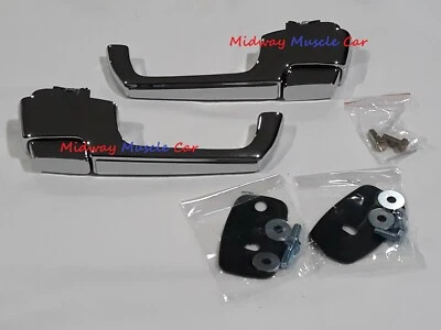 outside door handle complete kit (pr) 67-72 Chevy GMC Pickup Truck Blazer C10  - Image 1 of 4