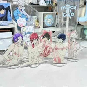 Blue Lock Pink Bandage Nagi Seishiro Mikage Reo Acrylic Standing Figure Model - Picture 1 of 7