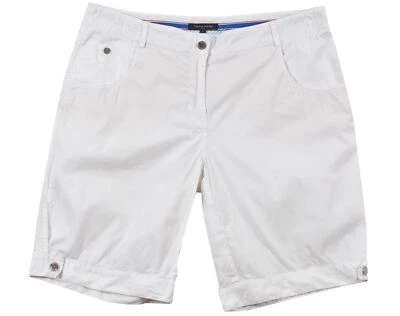 Tommy Hilfiger shorts Women's White Golf Sports 9"Inseam Band Snap Hem Size 12 - Image 1 of 4