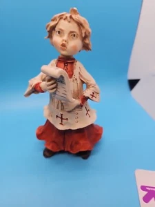 GIUSEPPE ARMANI Catholic Chorister Boy Figurine Statue Sculpture  - Picture 1 of 9