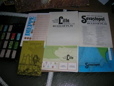 Simulations Canada Wargame - Dieppe 1977 + SPI SEVASTOPOL & LILLE  ART OF SIEGE - Image 1 of 4
